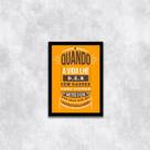 Quadro Razões Para Sorrir 33x24cm - com vidro