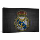 Quadro Real Madrid C F decorativo com Tela em Tecido