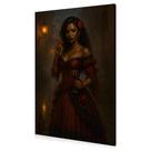 Quadro Realista Umbanda Pomba Gira Maria Padilha Canva 60x40