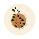 Quadro Redondo Decorativo Frase Motivacional Confie em Você Quadro Redondo Decorativo Frase Motivacional Confie em Você