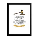 Quadro Reflexão Diaria Frase Biblica Romanos 14-12 42x29cm