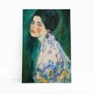 Quadro Retrato de uma Dama Gustav Klimt Canvas 60x40cm Quadro Retrato de uma Dama Gustav Klimt Canvas 60x40cm