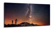 Quadro Ricky and Morty Universos Mosaicoem Tecido Canvas 130x60