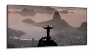 Quadro Rio De Janeiro Decorativo Sala Escritórioem Tecido Canvas 130x60