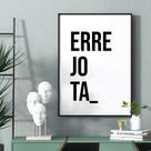 Quadro Rio de Janeiro - Errejota 33x24cm - com vidro