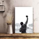 Quadro Rocky Balboa Filme decorativo Tela de Tecido Quadro Rocky Balboa Filme decorativo Tela de Tecido