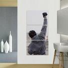 Quadro Rocky Balboa Motivacional Filmes Vertical 3 Peças Quadro Rocky Balboa Motivacional Filmes Vertical 3 Peças