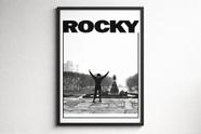 Quadro ROCKY Poster Clássico Emoldurado Tamanho A3 (30 x 42 cm) - Decoração Icônica