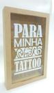 Quadro Rolhas Cofrinho Cofre Viagem Porta Moedas 27x17cm mdf cru