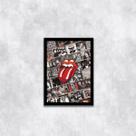 Quadro Rolling Stones 33x24cm - com vidro Quadro Rolling Stones 33x24cm - com vidro