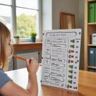 Quadro Rotina TEA Autismo Infantil Visual tarefa organização