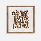 Quadro Rústico Salmos 23 - Artesanato em Madeira
