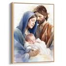 Quadro Sagrada Família em Luz e Serenidade Divina