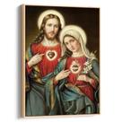 Quadro Sagrado Coração de Jesus e Imaculado Coração de Maria Quadro Sagrado Coração de Jesus e Imaculado Coração de Maria
