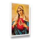 Quadro Sagrado Coração de Maria com Moldura