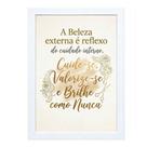 Quadro Salão"A Beleza externa é reflexo do cuidado interno"