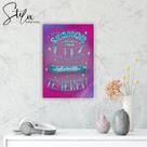 Quadro Salmos 27 Lettering Exclusivo