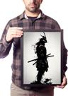 Quadro Samurai Arte Poster Moldurado Decoração Quadro Samurai Arte Poster Moldurado Decoração