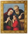 Quadro Santa Ana com São Joaquim, Mod. 05, 30x25cm. Angelus
