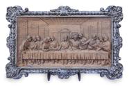 Quadro Santa Ceia Entalhado