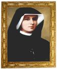 Quadro Santa Maria Faustina Kowalska, 01, 30x25cm. Angelus
