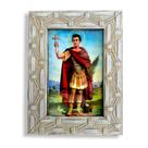 Quadro Santo Expedito Decorativo com Vidro 20x15