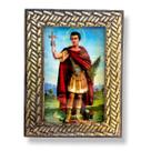 Quadro Santo Expedito Decorativo com Vidro 20x15