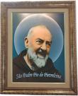 Quadro Santo Padre Pio Pietrelcina, Mod.03, 53x43cm. Angelus