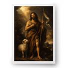 Quadro São João Batista Barroco Dourado 50x70cm Quadro São João Batista Barroco Dourado 50x70cm