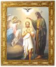 Quadro São João Batista, O Batismo, Mod.05, 30x25cm. Angelus