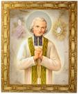 Quadro São João Maria Vianney, Mod. 07, Tam.30x25cm. Angelus Quadro São João Maria Vianney, Mod. 07, Tam.30x25cm. Angelus