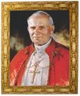 Quadro São João Paulo I I,, Mod. 02, Tam. 30x25cm. Angelus