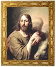 Quadro São Lucas Evangelista, Mod. 01, Tam. 30x25cm. Angelus