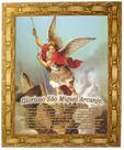 Quadro São Miguel c. oração, Mod.08, Med. 30 X 25cm Angelus Quadro São Miguel c. oração, Mod.08, Med. 30 X 25cm Angelus