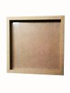 Quadro Scrapbook 31x31 com Vidro Mdf 6mm Madeira