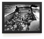 Quadro Segunda Guerra Mundial Foto Ataque Dia D História