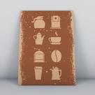 Quadro sem moldura Café 13 M2 Quadro sem moldura Café 13 M2