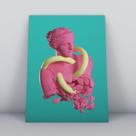 Quadro sem moldura Escultura Hipster 26 Quadro sem moldura Escultura Hipster 26