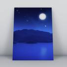 Quadro sem moldura Noite 24 Quadro sem moldura Noite 24