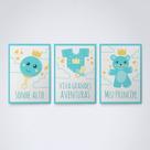 Quadro sem moldura sonhe alto principe Infantil-14