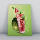 Quadro sem moldura Suco 14 M2