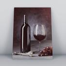 Quadro sem moldura Vinho 44 M2