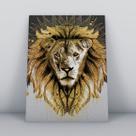 Quadro sem molduraface tigre