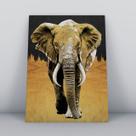Quadro sem moldurapassaro dourado horizonte Quadro sem moldurapassaro dourado horizonte