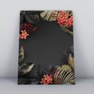 Quadro sem moldurapenas pretas e douradas Quadro sem moldurapenas pretas e douradas