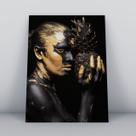 Quadro sem molduraperfil mulher negra Quadro sem molduraperfil mulher negra