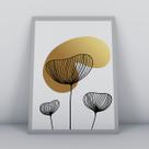 Quadro sem molduraplantas abstratas 2 Quadro sem molduraplantas abstratas 2