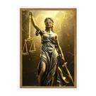 Quadro Senhora Da Justiça Direito Advogado Escritório