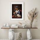Quadro Senhora Dachshund - 60x48cm