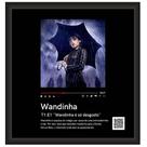 Quadro ser net179 qr wandinha promo 28x28 qr179